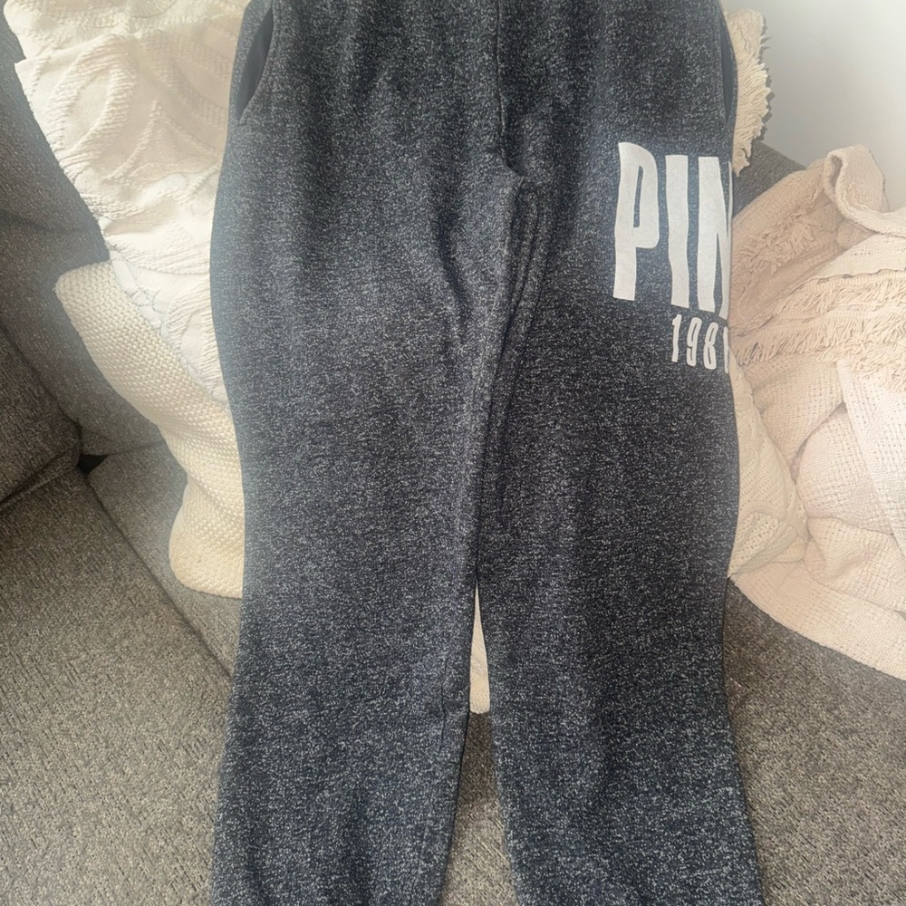 Gray PINK Sweatpants